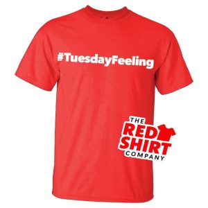 #TuesdayFeeling Red T-shirt - The Red Shirt Company